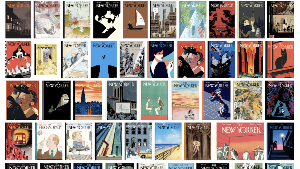 Examples of New Yorker magazine covers